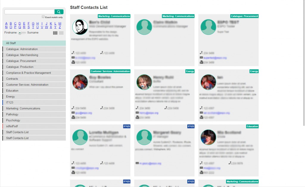 ESPO bespoke backend development
