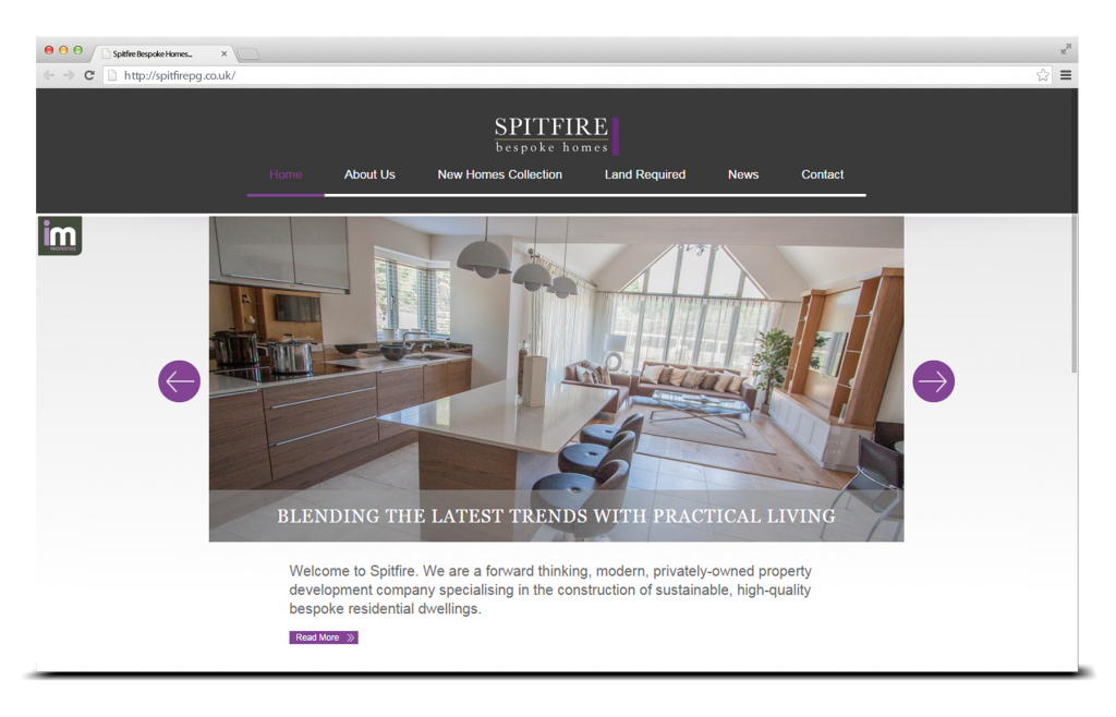Spitfire Website Development