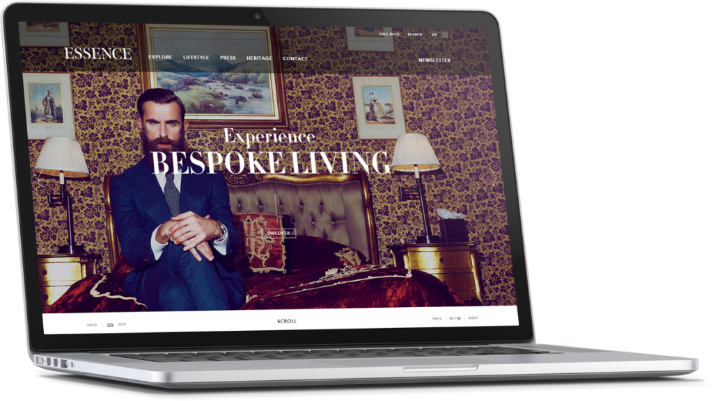 Essence London Website Development
